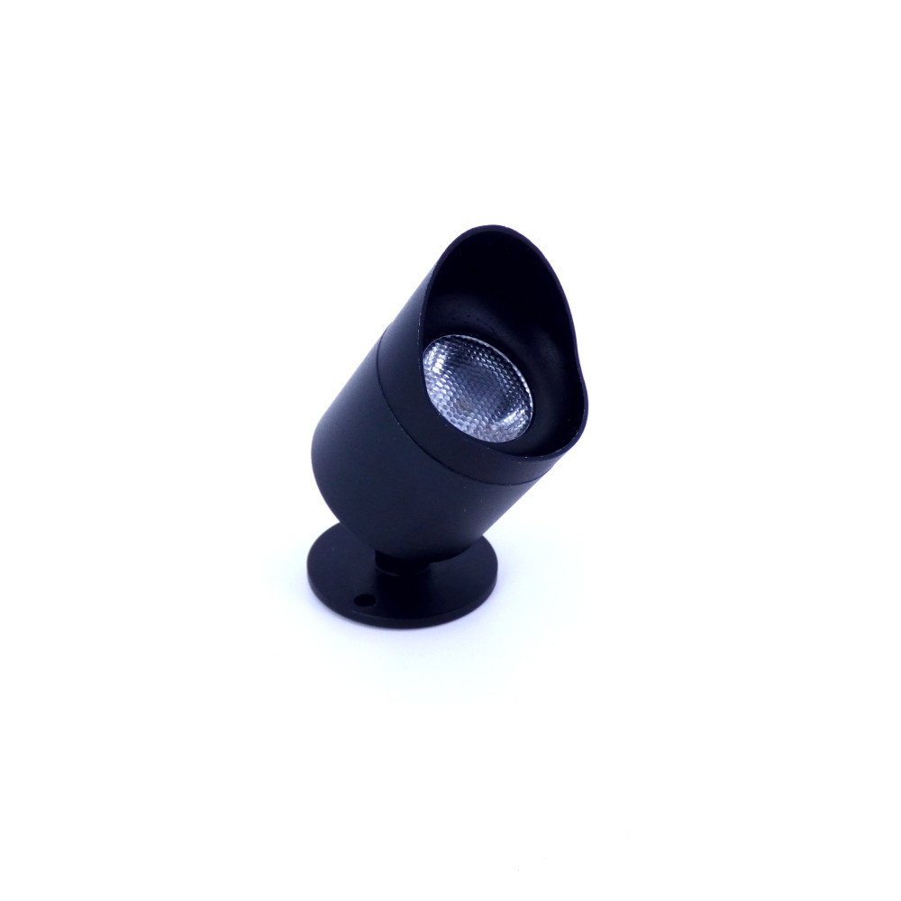 Spot led mini Black 3w - Petit projecteur noir Led 3w Orientable [...